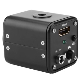 Akozon Industrial Cameras HD 1080p HDMI Digital Industrial Microscope Camera 1/3 Inch 60F/S Industrial Video Microscope Camera C-Mount Lens (EU Plug)