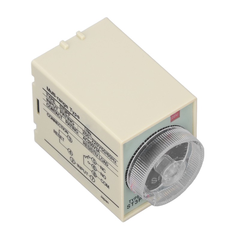 Time Delay Relay Long Lasting Fine Workmanship Small Volume ABS