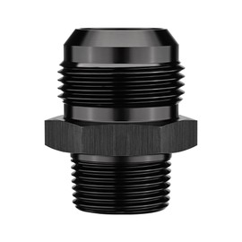 EVIL ENERGY 16AN Male Flare to 3/4" NPT Pipe Fitting Adapter Straight Aluminum Black