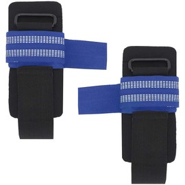 MOOCY Big Grip No-Slip Nylon Lifting Straps with DuraGrip for Weightlifting, Bodybuilding, Powerlifting, Strength Training, Deadlifts - Padded Neoprene Gym Straps(Pair)