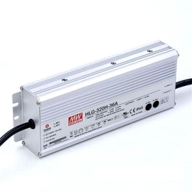 DineDeck HLG-320H-36A LED Driver - 320.4W 36V 8.9A, IP65,Adjustable Constant Current & Voltage, with TUV & UL Certification - Ensures Reliable Outdoor, Street, and Commercial Lighting