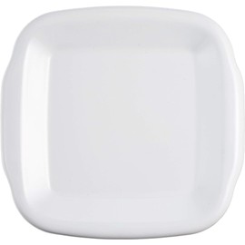 Noda Horo Hollow Lid Square for M/ L Size Stocker with Handle, Square Type, L, Made in Japan, White Series HFS-ML