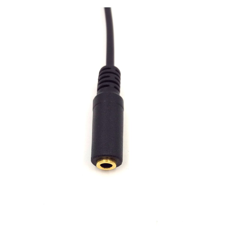 Qaoquda 3Ft Gold Plated 3.5MM Male to Female AUX Audio