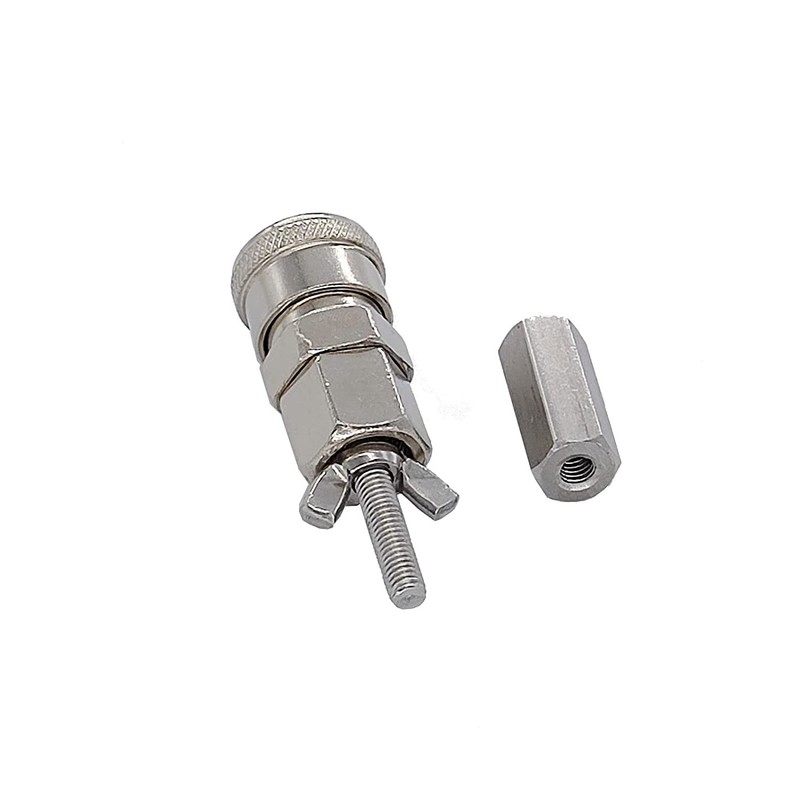 Jvnvlki Vac-U-Lock Adapter M8 Connectors for Piston Engine Linear Drive