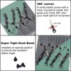 4x Carp Ronnie Rig Ready Tied Curve Shank Barbed Hook