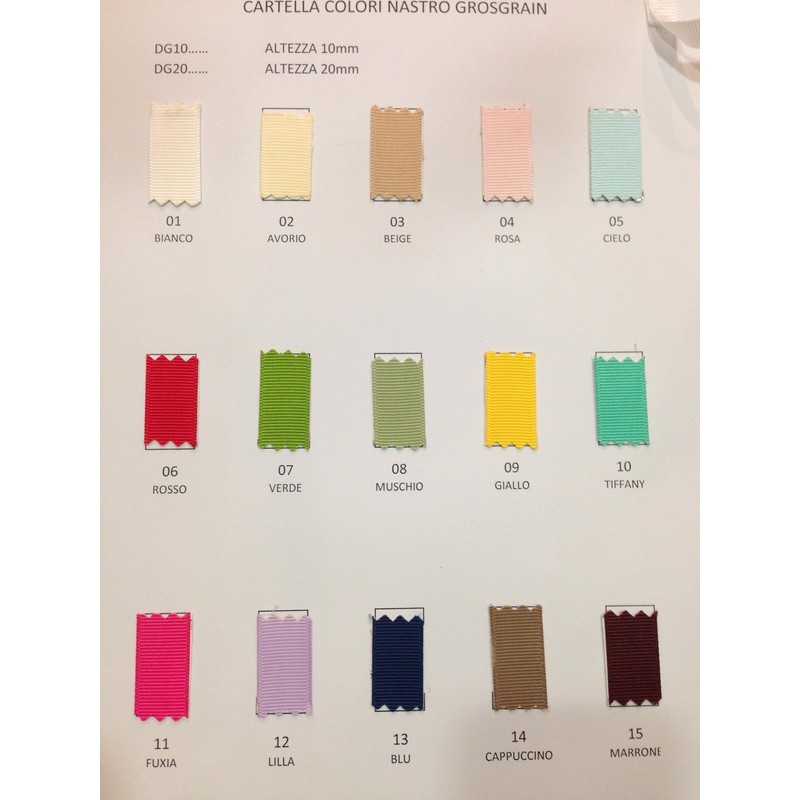 Nastro Grosgrain Beige 10mm x 50mt