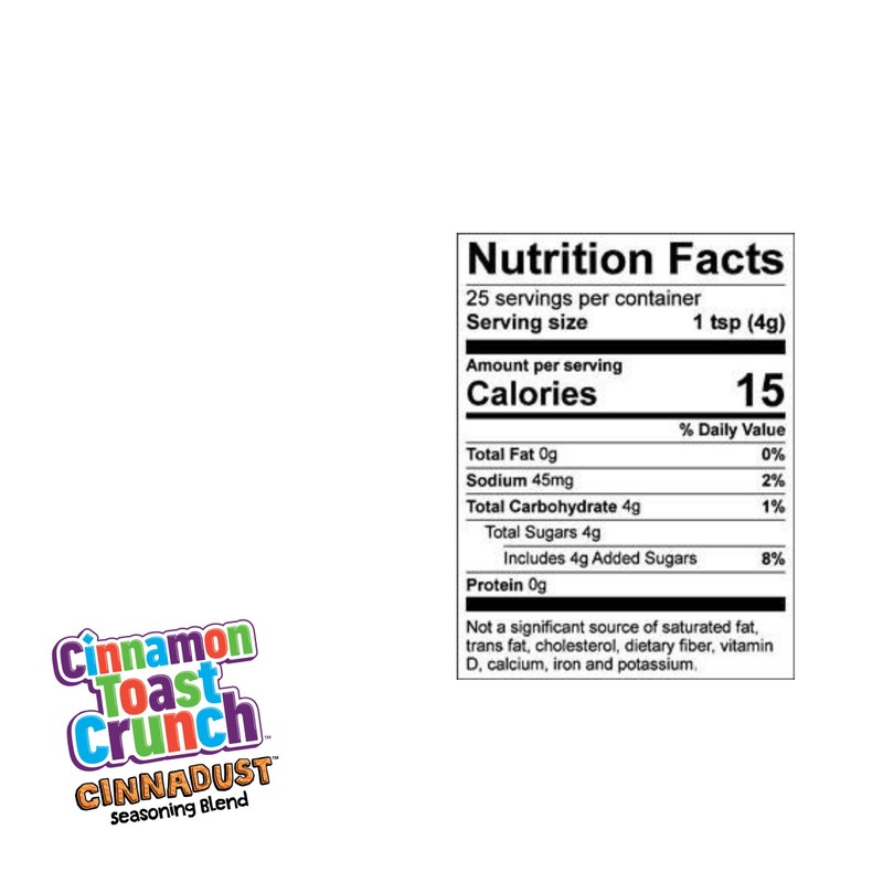 Cinnamon Toast Crunch Cinnadust Seasoning, 3.5 Ounce