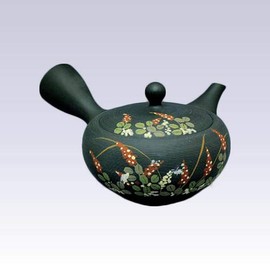 Tokyo Matcha Selection - Tokoname Kyusu teapot - SHOHO - Moth - 260cc/ml - obi ami steel net [Standard ship by Int'l e-packet: with Tracking number & Insurance]