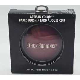 Black Radiance Artisan Color Baked Face Powder Blush Makeup, 8315 Brick House