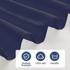 Elastic Wrap Around Bed Skirt - Easy Fit with 15-Inch