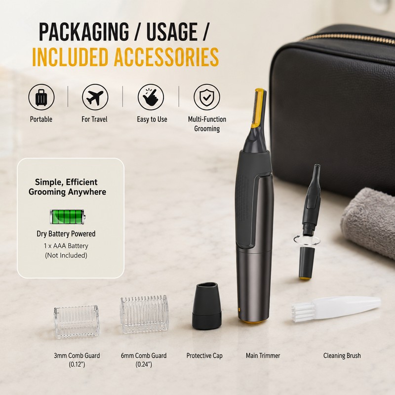 Electric Nose & Ear Hair Trimmer for Men & Women