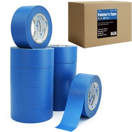 10Rolls Painters Tape 2 inch Wide Bulk Blue Masking Tape for Painting 60yds