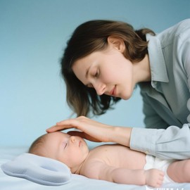 Memory Foam Portable Baby Travel Pillow Prevent Flat Head Pillow for Small Boys and Girls