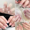 240 Pcs French Tip Nail Stickers Manicure Strips White Self-Adhesive