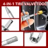 Lettry 22Pcs Quick Change Tire Valve Tool Kit, Tire Valve