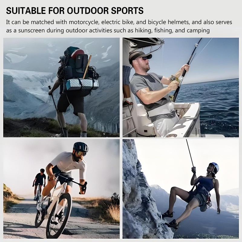 Vanolu Ice Silk UPF50+ Neck Gaiter, Summer Balaclava Face Mask