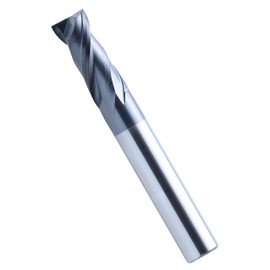 Tommy Global TG1004 Tungsten Carbide Square End Mill, Blade Diameter 0.1 inch (3 mm), Total Length 1.6 gal (50 L), 2 Blades, TiAlN Coat