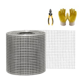 6" Stainless Steel Mesh Roll, 6in x 50FT Gutter Guard Leaf Filter for Rain Gutters, Solar Panel Bird Guard Mesh & Critter Guard Fence