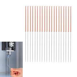 WADY 20 Piezas Aguja de Limpieza de Boquillas para Impresoras Y Cortadores de Plasma, Acero Inoxidable, Kit de Limpieza Duradero Y Eficaz Impresora Limpieza Agujas Impresora Boquilla (S)