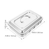 FRCOLOR High Temperature Sterilization Box Leakproof Square Plate Lid Easy