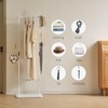 Aibiju Clothing Rack for Hanging Clothes, White Freestanding Clothes Rack