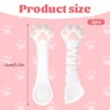 FdcZeyxior 2 PCS Cat Food Spoon, Silicone Pet Food Spoon