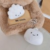 VICKYPOP Dumpling Keychain Cute and Interesting Backpack Pendant for Women