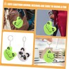 Outanaya 2Pcs Retractable Tape Measure Keychain Adorable Cartoon Animal Design