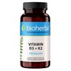 Vitamin D3 K2-100 Kapseln von BIOHERBA | Hochdosiertes Supplement für