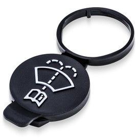 MEAJOO 1PCS Windshield Wiper Washer Fluid Reservoir Cap Tank Bottle Cap OEM 13227300 12767700 19172571 12788573 4563292 (Black)