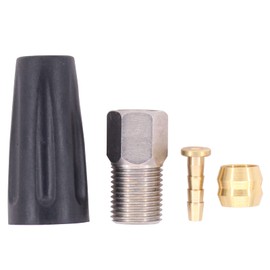 HouYeen Bicycle Hydraulic Brake Hose Oil Pipe Olive Connector Tube Fittings Insert Connecting Bolt Bleed Kit BH59 Cable Set for S-himano Mountain Bike 5 Pack