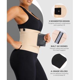 SHAPELLX Waist Trainer for Women Tummy Control Corset Shapewear Breathable Waist Cincher Trimmer Slimming Belly Belt
