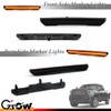 GSOWO 4 PCS Smoked LED Side Marker Light for Sierra