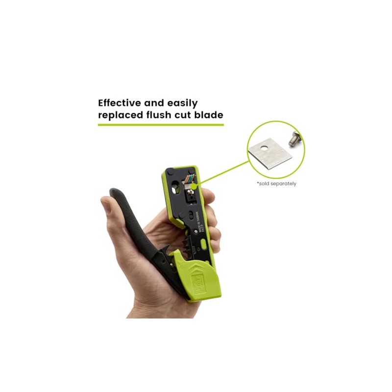 trueCABLE Crimp Tool for Pass Through RJ45 All-in-One Ethernet Tool: