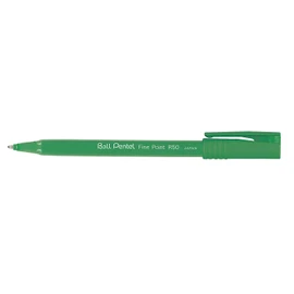 Pentel 0.8 mm Tip R50 Ball Pentel Roller Pen with Barrel - Green (1 Pen)
