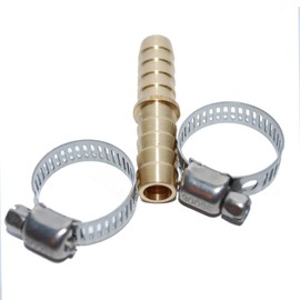 attwood Universal Brass in-Line 3/8-Inch Fuel Splice Kit, Model:11822-6