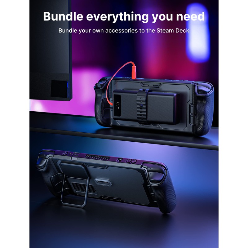 JSAUX PC0104 ModCase Compatible with Steam Deck, Steam Deck Case