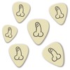 Glow In The Dark Novelty Guitar Picks- Celluloid Electric &