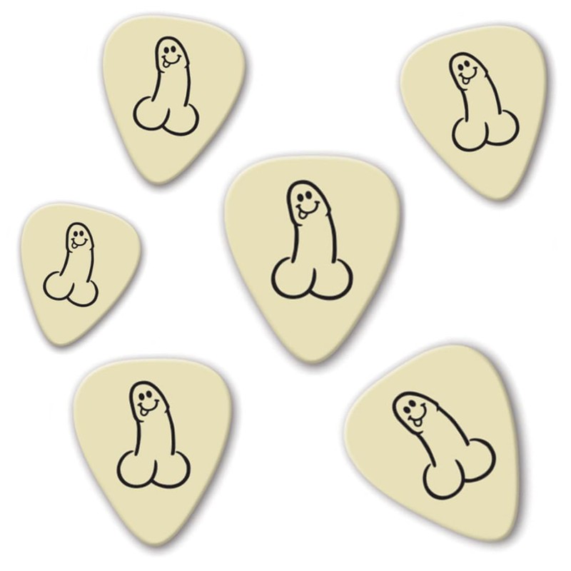Glow In The Dark Novelty Guitar Picks- Celluloid Electric &