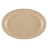 G.E.T. OP-610-T Melamine Oval Serving Platter, 10" x 6.75", Tan
