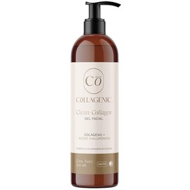 Collagenic Gel Limpiador Facial Diario con Ácido Hialurónico y Colágeno Hidrolizado | Limpia, Hidrata y Suaviza | Día y Noche | 500 Mililitros | Espum