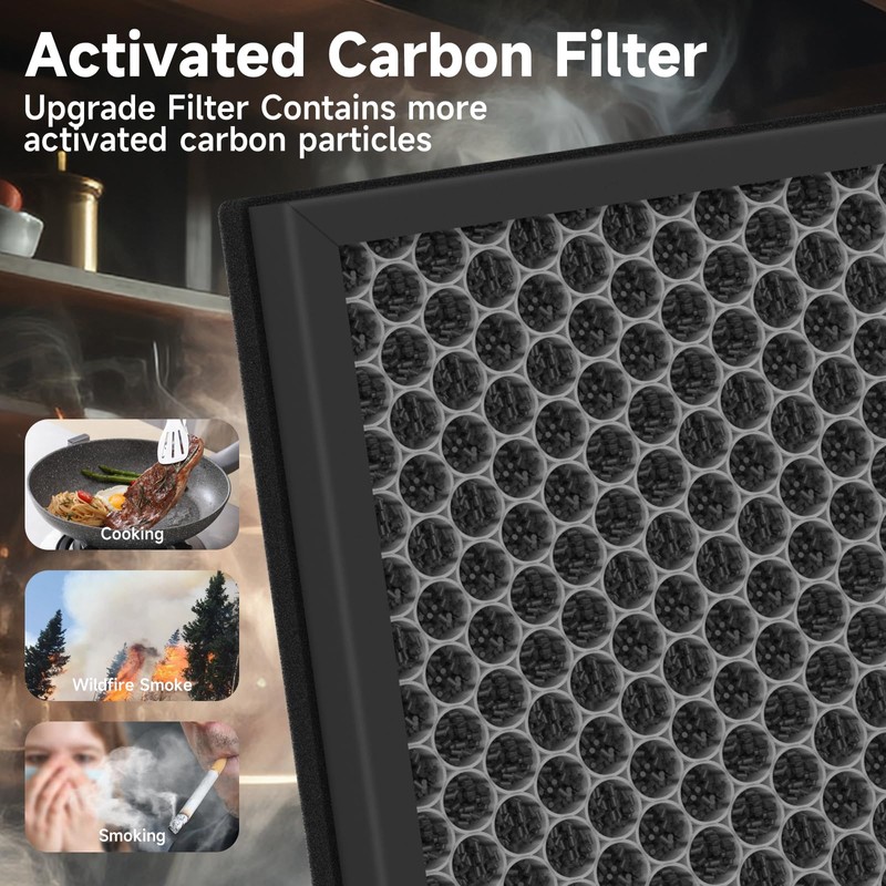 2 Pack A-1 Replacement Filter Compatible with AMEIFU A-1 Air