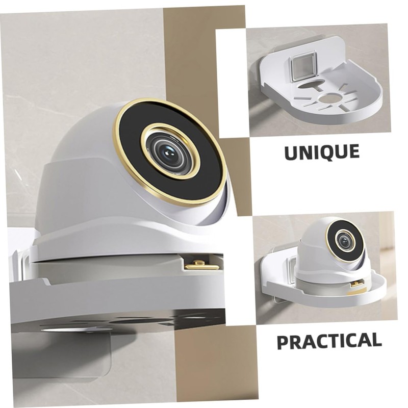 LABRIMP Camera Bracket Wall Mount No Drill Shelf Webcam Stand