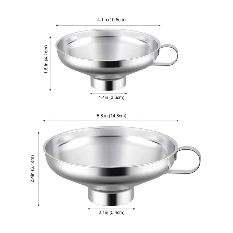 Canning Funnel Wide Mouth Canning Funnel with Handle for Wide