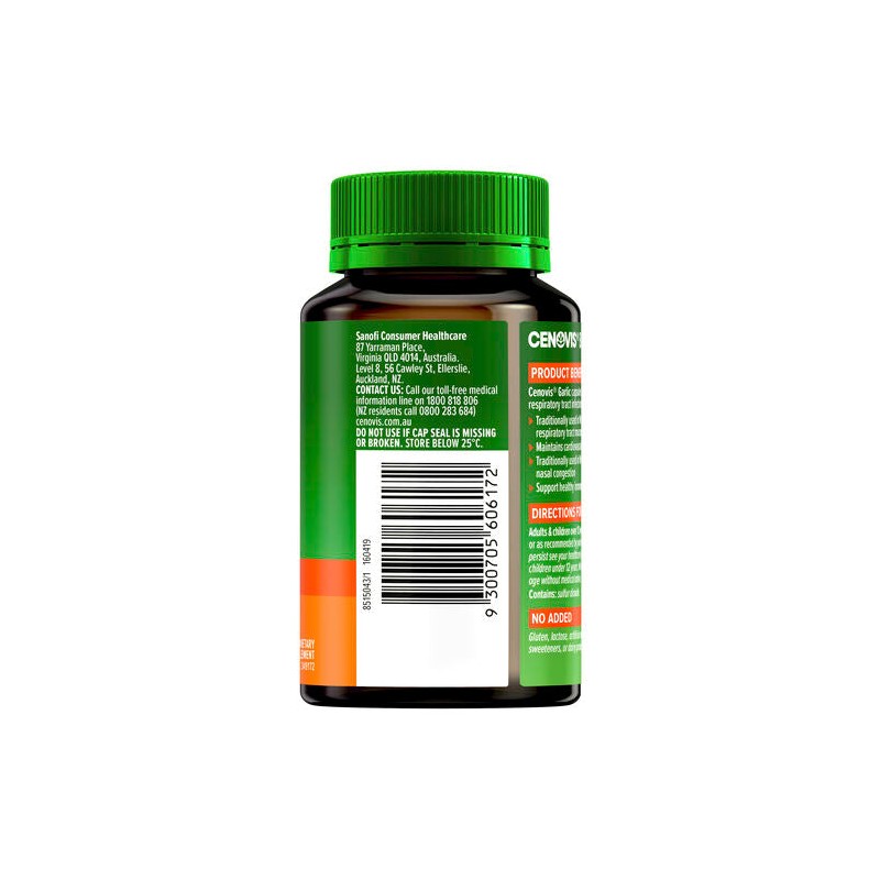 Cenovis Garlic Immune Support 100 Capsules