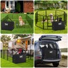 SIRUITON Dog Playpen Storage Bag Fits 24" H 8 Panels