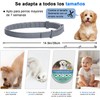 2Pcs Collares para Perros, Collar Impermeable, Cuello Ajustable (27.5in/70cm)