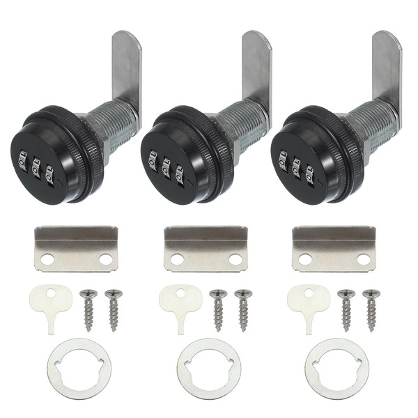 sourcing map Combination Cabinet Cam Lock, File Cabinet Locks with