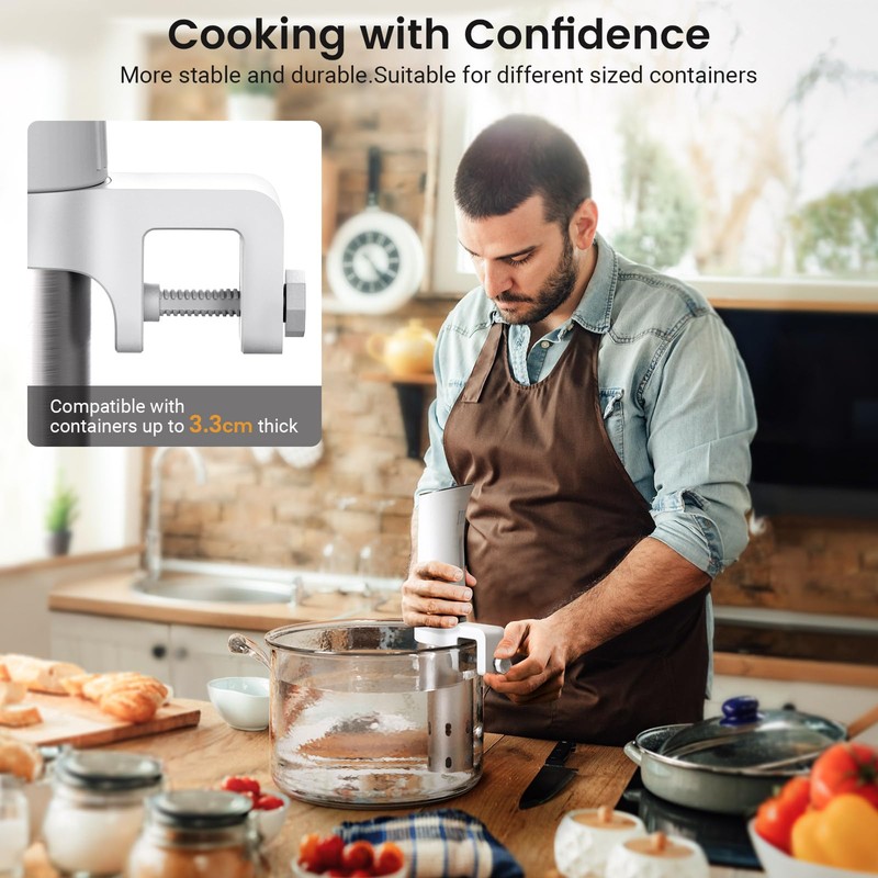 BLITZHOME Sous Vide Machine, WiFi APP Included, 1100W Sous Vide