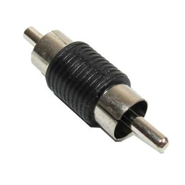 RCA Coupler Male to Male Nickel